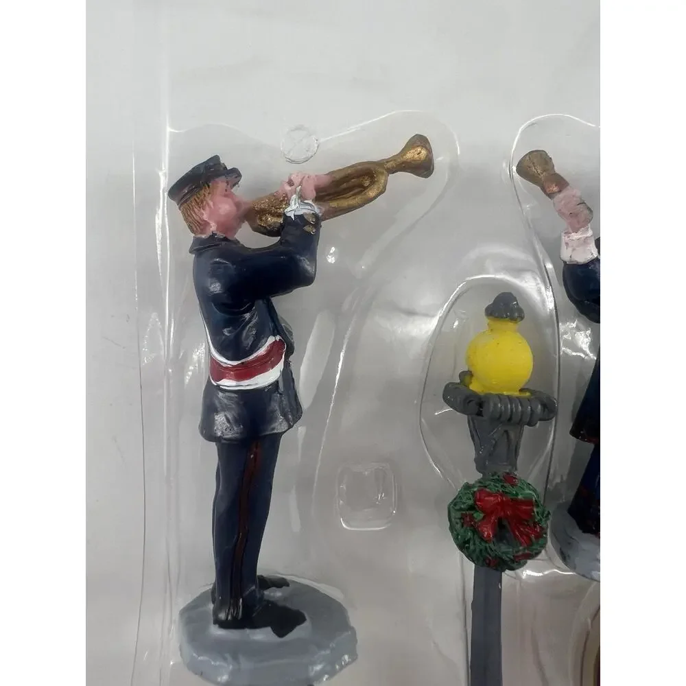 Lemax Christmas Village Accessory Figure Army Band Bell Ringer Christmas Holiday